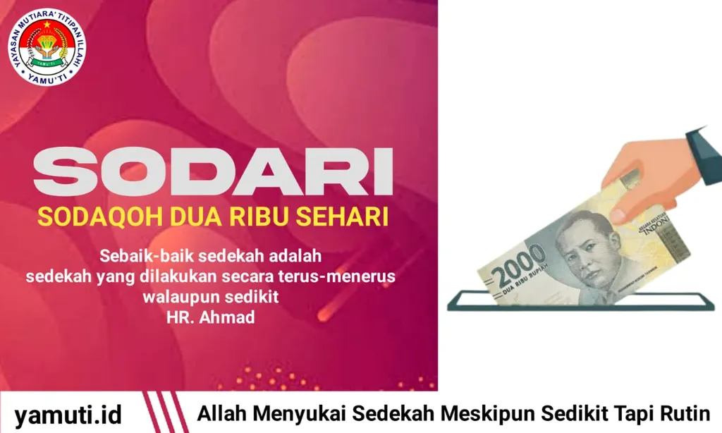 Sodaqoh Dua Ribu Sehari